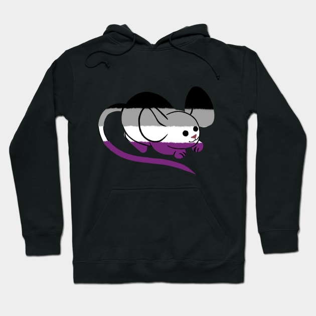 Asexual Pride Mouse Hoodie by gaypompeii